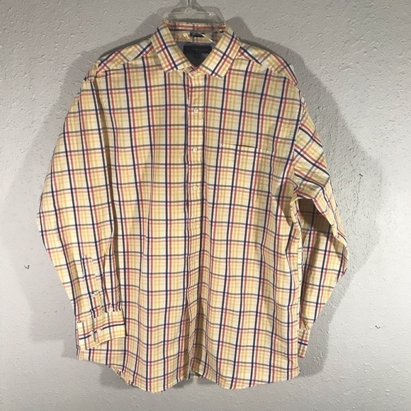 Tommy Hilfiger Plaid Regular Fit L/S Button Shirt - Picture 1 of 6